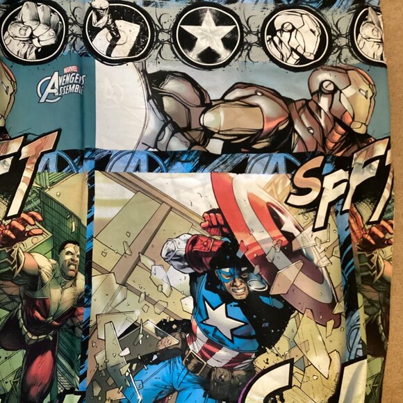Marvel Avengers Assemble Twin Size Duvet Cover Bedding Hulk Thor Captain America - Picture 6 of 11